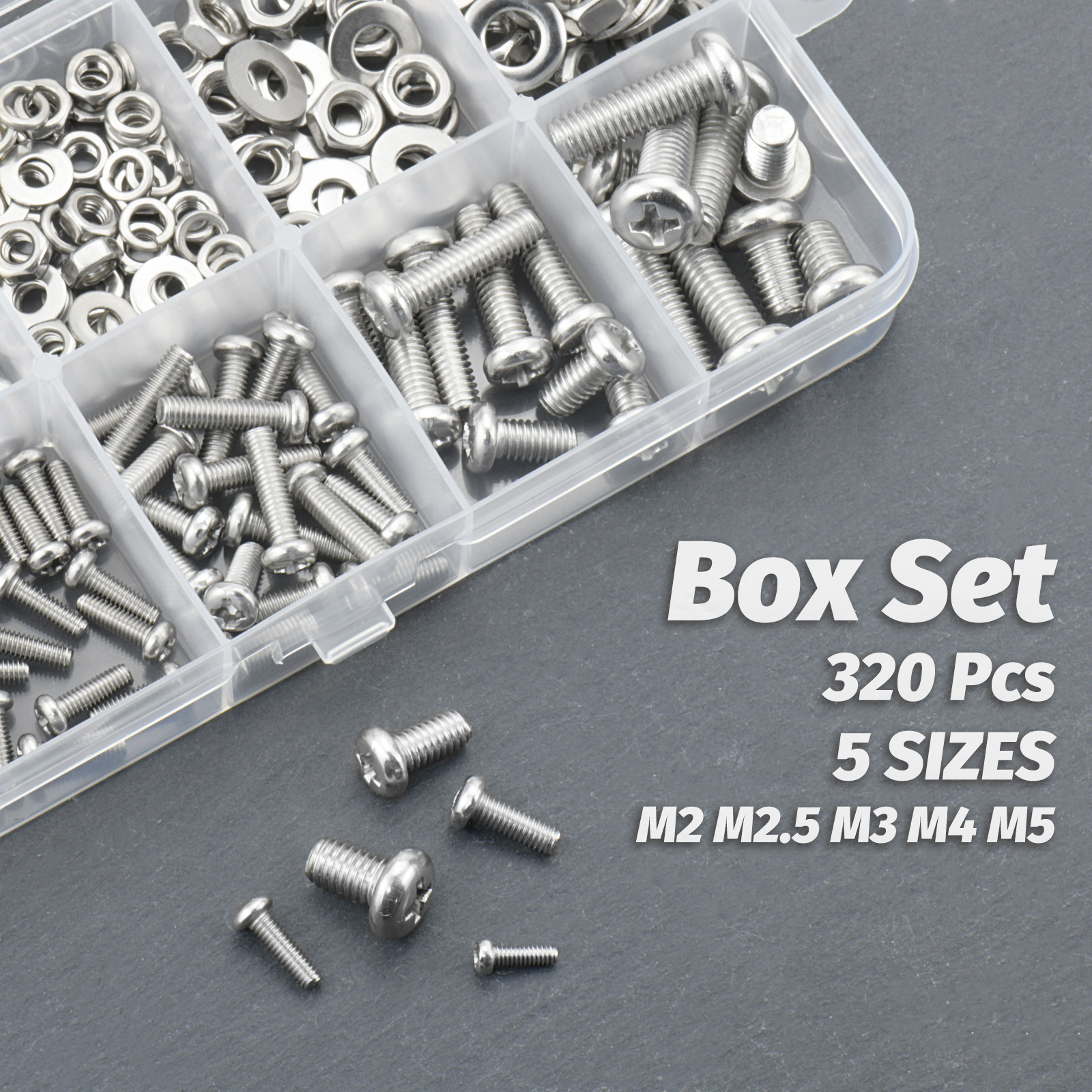 Набор метрических винтов, гаек – обзор и цена Home Improvement Kit